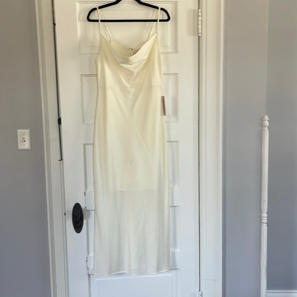 Off white bhld midi dress